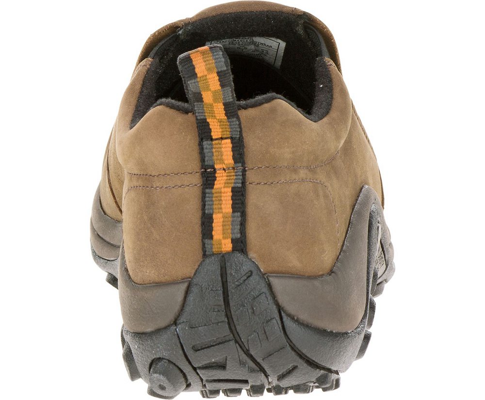 Merrell Slip Ons Brown - Jungle Moc Nubuck Wide Width - Mens 17QXOKYGB